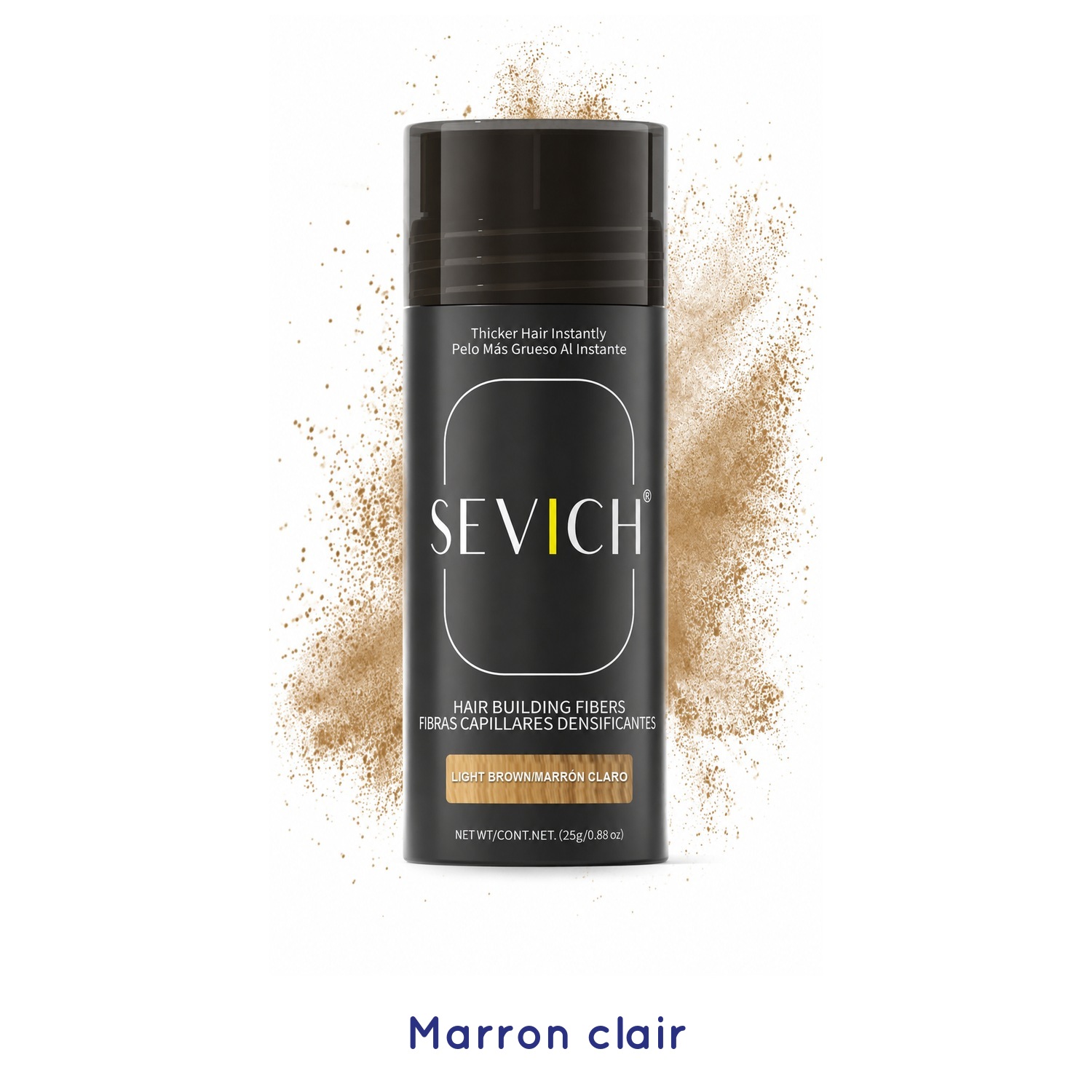 Fibres capillaires SEVICH — teinte marron clair